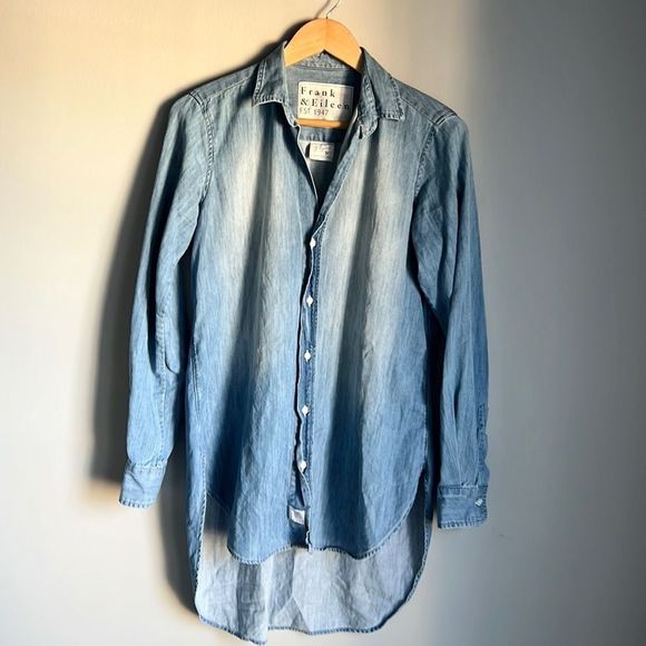 Frank & Eileen Tops - Frank & Eileen Grayson Denim Shirt